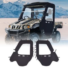 UTV Cab Enclosure Upper Doors Set Zipper for Hisun 500 700 and Axis 500 700