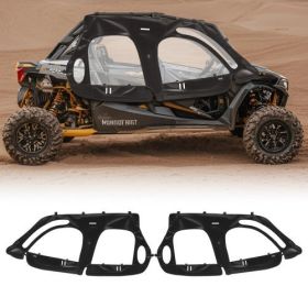 UTV Cab Enclosure Upper Doors Zipper for Polaris RZR XP4 1000/Turbo 2014-2023