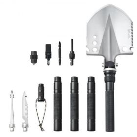 Survival Shovel 13 in 1 Camping Shovel Folding Multitool Portable Compact