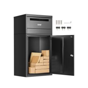 Package Delivery Boxes for Outside 35.8 in Anti-Theft Lockable Parcel Drop Box