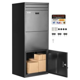 Package Delivery Boxes for Outside 47.2 in Anti-Theft Lockable Parcel Drop Box
