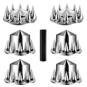 Rear&Front Axle Cover Combo Kit ABS Lug Nut Covers with Nut Cover Tools