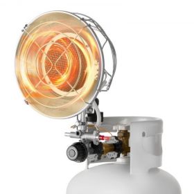 Propane Tank Top Heater 15000 BTU Infrared Radiant Single Burner Round