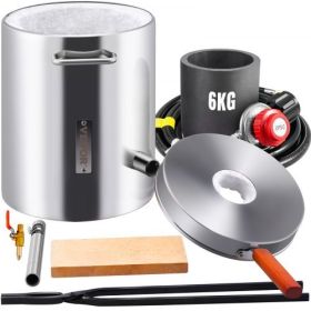 VEVOR 6KG Propane Melting Furnace Kit Melting Furnace Stainless Steel 2700℉