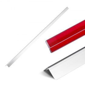 Stainless Steel Wall Corner Protector 1x1x48 Inch 10 Pack with 3M Tape
