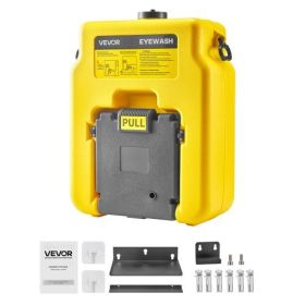 Portable Eye Wash Station 14-Gal OSHA-Approved Emergency Eyewash Station Yellow