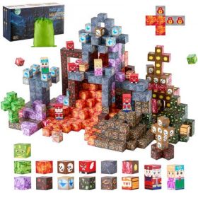 VEVOR Magnetic Blocks 150 PCS Dark Castle Set STEM Montessori Sensory Toys
