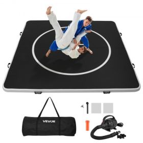 Inflatable Wrestling Mat Martial Arts Mat 10x10 ft Gymnastics MMA Jiu Jitsu Mat