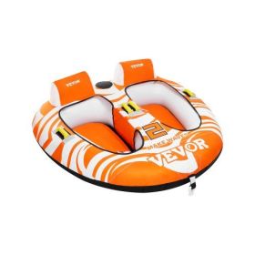 Towable Tubes for Boating 2-Person Inflatable Boating Towables with 2 Cockpits