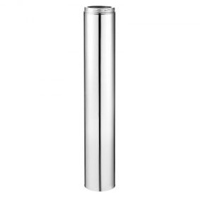 6 x 48 Inch Double Wall Insulated Chimney Pipe Stainless Steel Stove Pipe