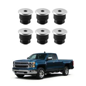 Body Mount Bushing Kit Compatible with 1999-2007 Ford F250 F350 60 PCS Black