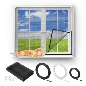 VEVOR Magnetic Window Screen Magnetic Screen for House Window 58.27 x 39.17 inch
