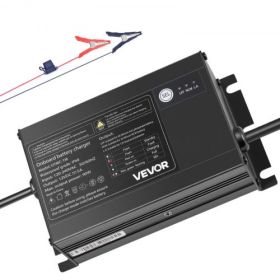 1-Bank 5A 12V Smart Marine Battery Charger Onboard IP68 Waterproof Boat RV Yacht