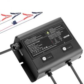 2-Bank 5A 12V Smart Marine Battery Charger Onboard IP68 Waterproof Boat RV Yacht