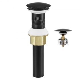 Bathroom Sink Drain with Overflow Anti-Clogging Vessel Sink Drain Strainer