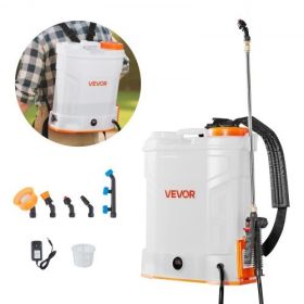 3.2 Gallon Battery Powered Backpack Sprayer 0-90 PSI 2H Runtime for Yard Lawn