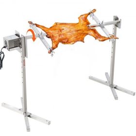 VEVOR 46" Electric BBQ Rotisserie Grill Kit Stainless Steel Grill 132lb Pig Lamb