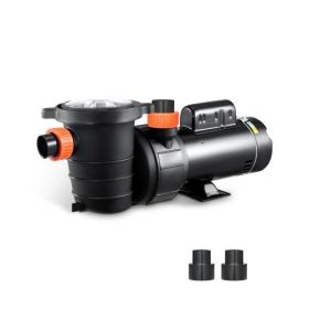Above Ground Pool Pump 2HP/0.44HP Dual Speed Swimming Pool Pump 118 GPM/57 GPM