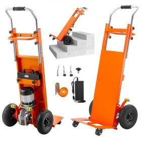 Electric Stair Climbing Dolly 880lbs Capacity Stair Climbing Hand Trucks Orange