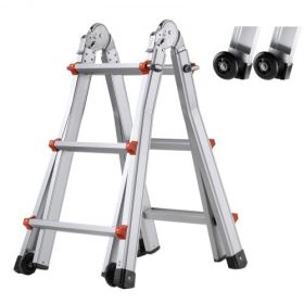 VEVOR Telescoping Ladder A Frame 11FT / 3350 mm Extension Multi-Function for Homework