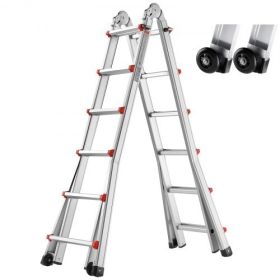 VEVOR Telescoping Ladder A Frame 20.5FT / 6230 mm Extension Multi-Function for Homework