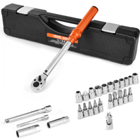Click Torque Wrench Set 3/8Inch Drive 5-60 N.m / 3.7-44.3 lbf.ft Dual-direction
