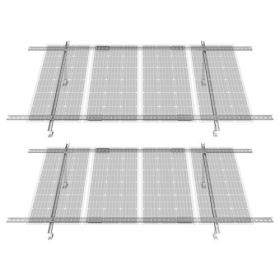 VEVOR 2 Sets Multi-Pieces Solar Panel Mounting Brackets 30°-60° Adjustable