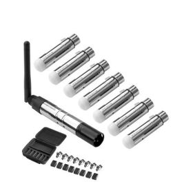 DMX Wireless Receiver Transmitter Controller for LED Stage Light 8 PCs Silver