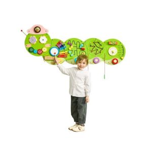 VEVOR Caterpillar Activity Wall Busy Board Panels 12 Activities Sensory Wall Toy
