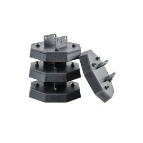 RV Leveling Pads 5000 lbs 4 Pcs Rubber Trailer Jack Pads Scissor Jack Feet