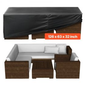 Patio Outdoor Furniture Cover 420D Waterproof Table Chairs Sofa 126"x63"