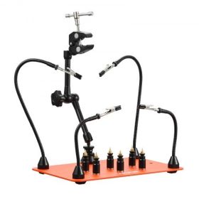 Magnetic Helping Hands Soldering Station Hot Air Gun Holder 6 PCB Holders