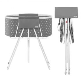 Foldable Dog Bathtub Elevated Grey Shower Station for Small & Medium Dogs & Cats