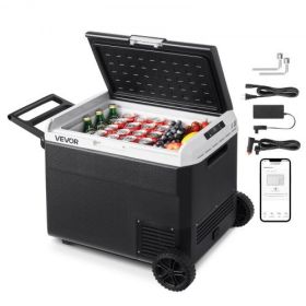 12 Volt Car Refrigerator Portable Freezer 63.4QT Electric Cooler for Camping