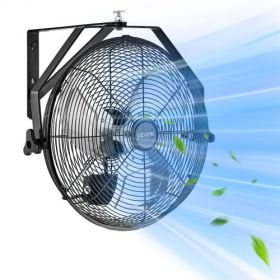 14 Inch Industrial Wall Mount Fan 3 Speed High Velocity Garage Fan