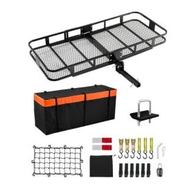 500 lbs Hitch Cargo Carrier Folding Hitch Cargo Carrier for 2" Receiver 70" x 30" x 6" Hitch Cargo Carrier