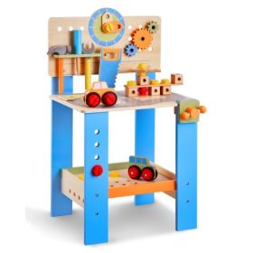 Wooden Tool Bench for Kids 3 Years+ Toy Workbench Pretend Play Toy Kits