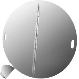VEVOR Fire Pit Lid Round 40 Inch Foldable Fire Pit Ring Snuff Cover 430 Stainless Steel Fire Pit Spark Screen Cover 3mm Thickness