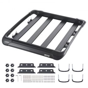 Universal Roof Rack Cargo Carrier Basket 48 x 40 x 5.6 in Car Top Luggage Holder