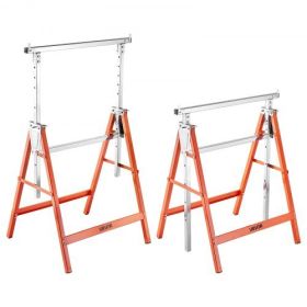 Saw Horses 2 Pack Work Bench Heavy Duty 440 lbs Load Adjustable Height