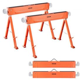 Saw Horses 2 Pack Work Bench Heavy Duty 1323 lbs Capacity for Woodworking