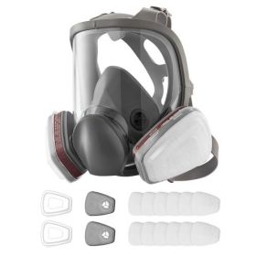 VEVOR Respirator Mask Reusable Respirator Full Face Gas Cover with Filters for Dust,Full Face Respirator Mask