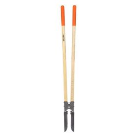 Post Hole Digger with Wood Handle and Scale Markings 57.5" Manual Hole Digger