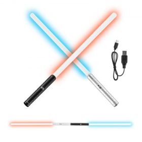 VEVOR Light Sword 2 Pack 7 RGB Colors Rechargeable Light up Sword