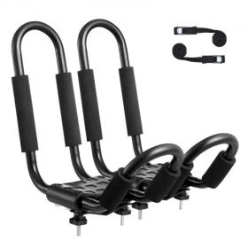 VEVOR Kayak Roof Rack 2 Pairs Soft Roof Rack Carrier for kayak SurfBoard Car SUV
