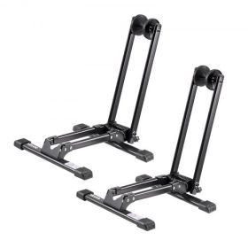 Foldable Bike Rack for 20 to 29 Inch Mountain & Road Bikes Storage Stand 2 Pack