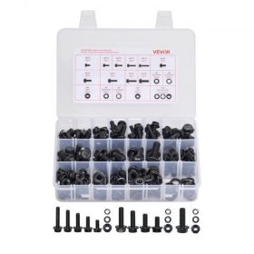 280 Pcs Bolts Nuts Assortment Kit Metric Alloy Steel M6 M8 M10