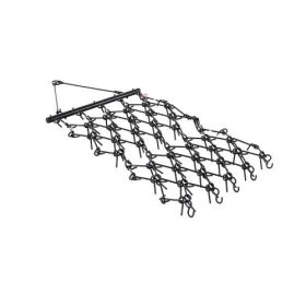 Drag Harrow 7 x 3.7 ft Chain Harrow ATV Lawn Rake for Landscape Leveling