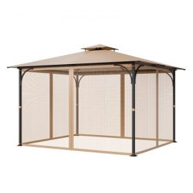 Replacement Mesh Gazebo Netting Screen for 10x12x7.3 ft Outdoor Patio, Net Only