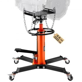 VEVOR Hydraulic Transmission Jack 1322 lbs 360° Swivel Wheels For Car Lift